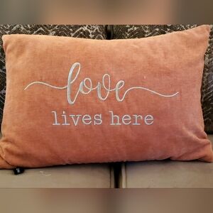 Coral Decorative throw pillow